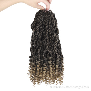 20 Strands 20 inch Goddess Locs Crochet Twist Braids Hair Locks Crochet Braiding Hair For Women Synthetic Hair Extensions